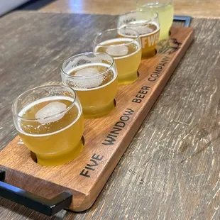 Nothing wrong with a beer flight on a Sunday afternoon!