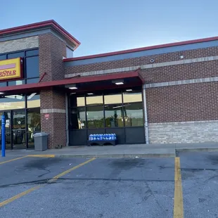 the front of the store