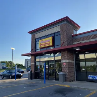 the front of the store