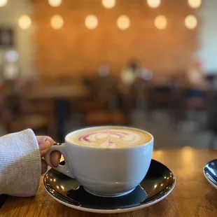 Honey lavender latte