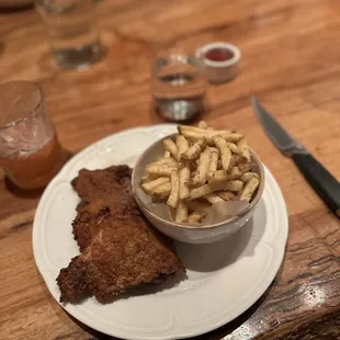 Fried Chicken and fries