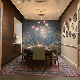 One of the rooms inside