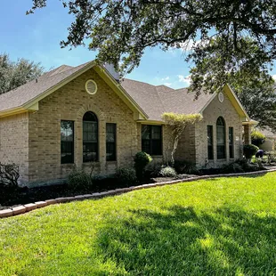 the front of a home