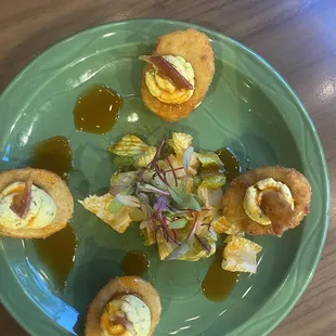 Fried Deviled Eggs