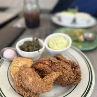 Fried chicken plate