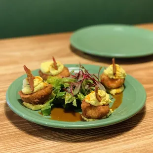 Fried Deviled Eggs - yum!