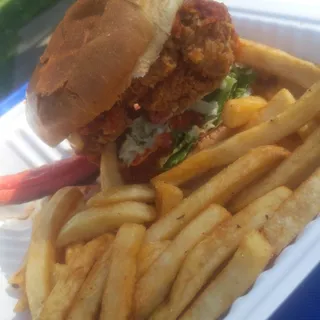 HOT Chicken Sandwich