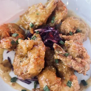 Bang pow shrimp was a 10/10. They were huge and the sauce was sweet and not too spicy.