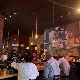 people sitting at the bar