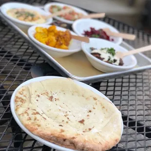 a plate of food on a table