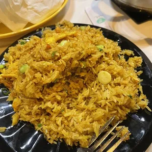 Complimentary fried rice