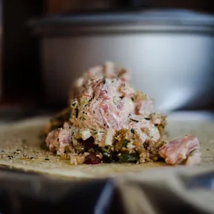 Fiyahnesian Cali Style Poke Burrito