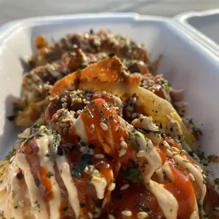 Creamy Fried Shrimp Tacos