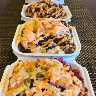 Charsiu Chicken Bowl FiyahNesian Beef bowl Teriyaki Chicken bowl