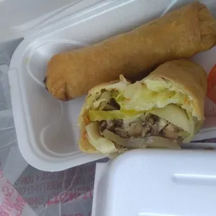 Eggrolls (not much meat and no flavor)
