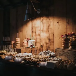 Wedding dessert bar!