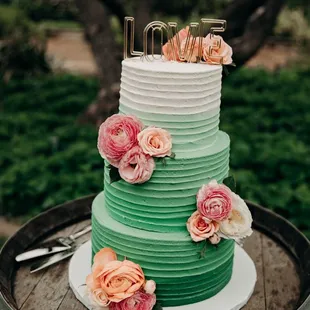 Our wedding cake
