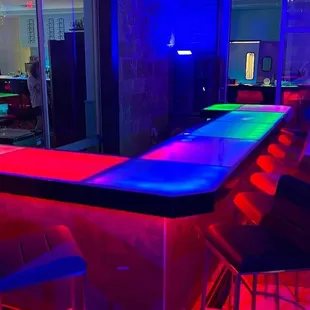 interior, sushi and sashimi