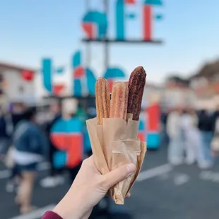 Filled churros!