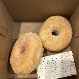 Sugar Donuts and Puerto Rican Cake