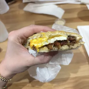 Bacon egg and cheese