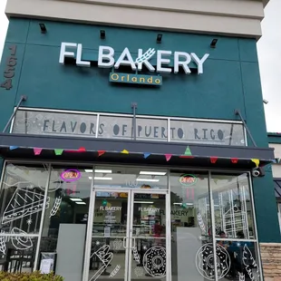 the front of the store