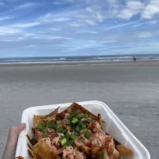 Poke nachos