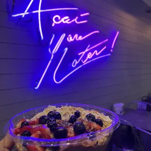 My acai bowl.