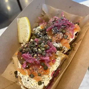 Lox toast