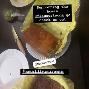 Quesadilla and loaded burrito