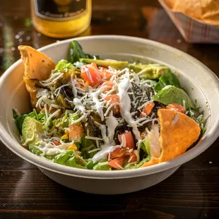 a bowl of mexican salad