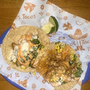 Street Corn Chicken Taco