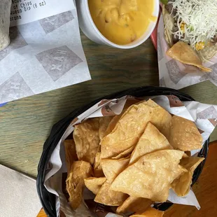 Chips and queso