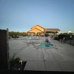 Pool and hot tub