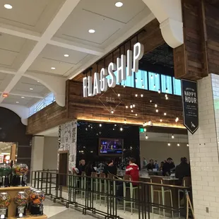 Exterior of Flagship - and The Bar - from the mall side.