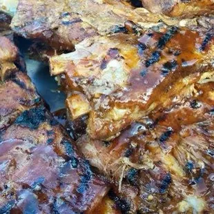 FOC's Signature Ribs and homemade BBQ sauce