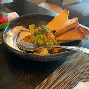 Guacamole Bruschetta