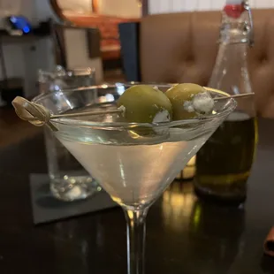Perfectly made martini