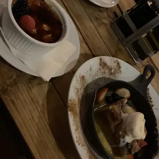Crème Brûlée, Berry Pie