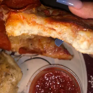 Pepperoni pizza