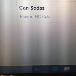 Ordered RC cola