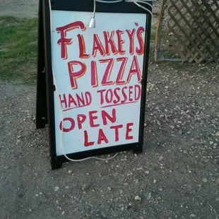 Flakey&apos;s Late Night Sign...