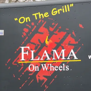 on the side of a truck