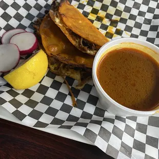 Quesadilla de beria. Stop