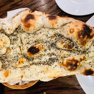 Basil Garlic Naan