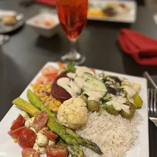 Food from their buffet...