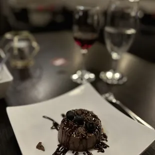 a chocolate dessert