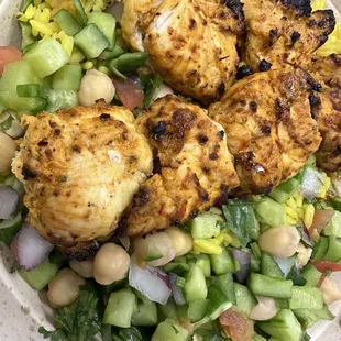 My favorite Chicken Kabob Bowl