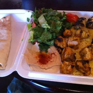 Chicken Kabob Plate