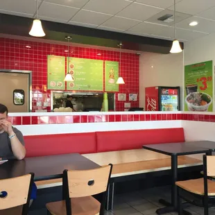 a man sitting at a table